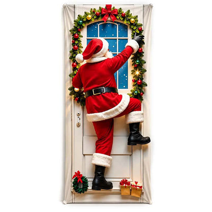 Plonksy™ SantaWrap – Reusable Christmas Door Cover