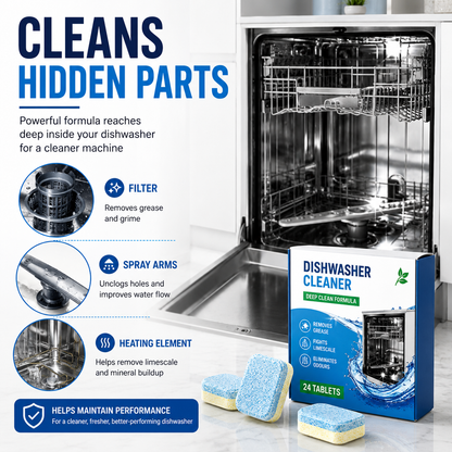 Plonksy™ Dishwasher Cleaner Tablets 12-Pack