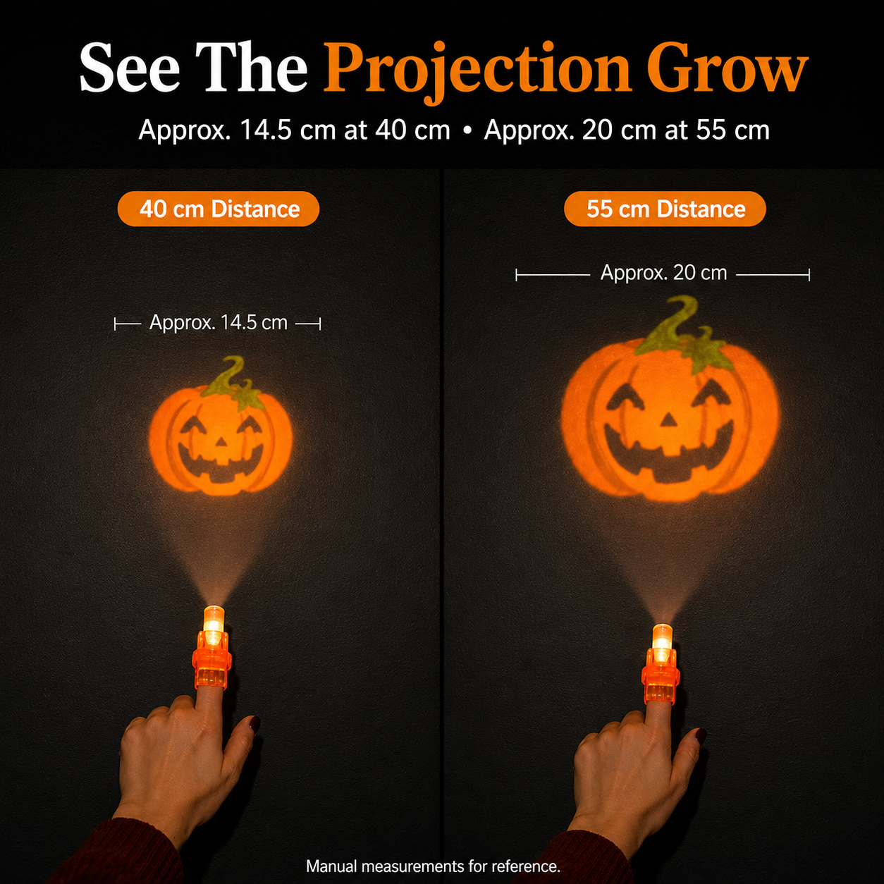 Plonksy™ Halloween Finger Projector Lights