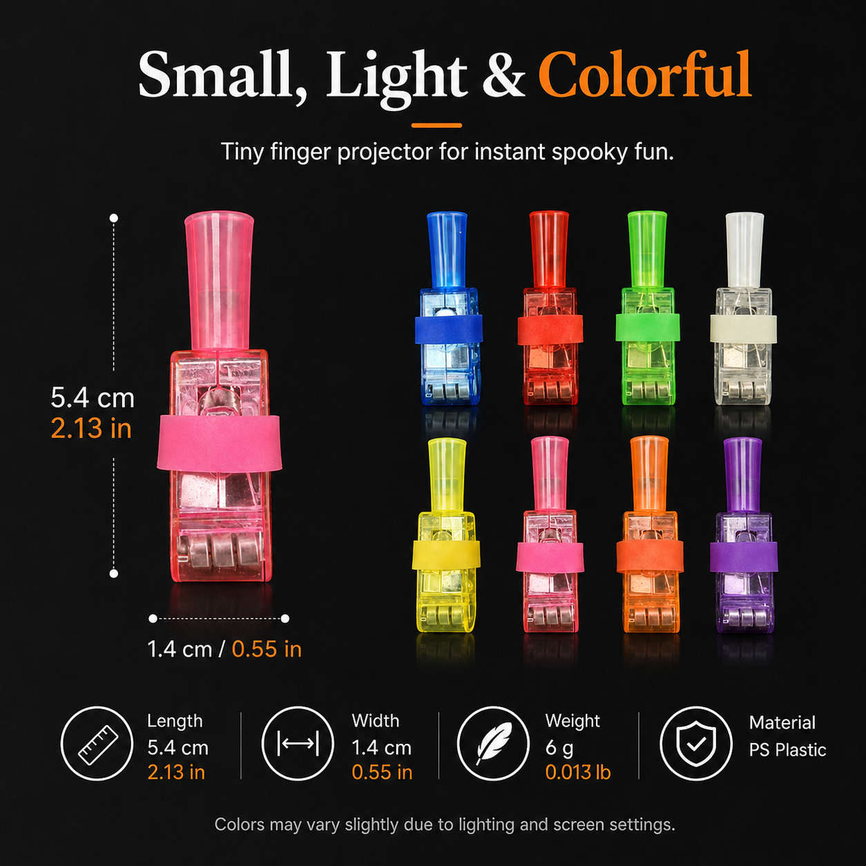 Plonksy™ Halloween Finger Projector Lights
