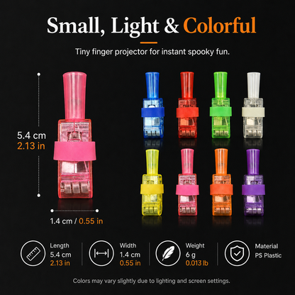 Plonksy™ Halloween Finger Projector Lights