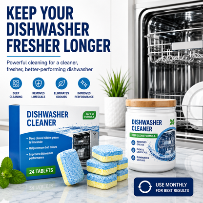 Plonksy™ Dishwasher Cleaner Tablets 12-Pack