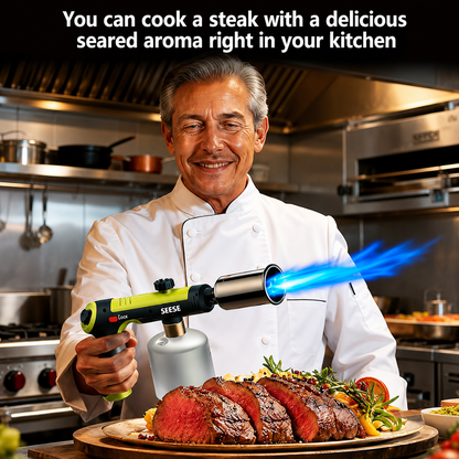 Plonksy™ Powerful Propane Torch – Adjustable Flame & Safety Lock (Tank Not Included)