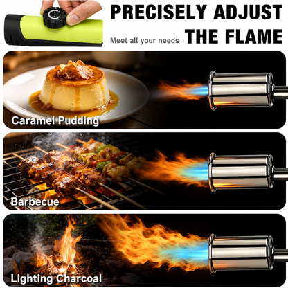 Plonksy™ Powerful Propane Torch – Adjustable Flame & Safety Lock (Tank Not Included)