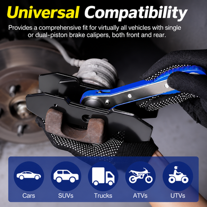 🚗 360° Rotating Ratchet Brake Caliper Tool