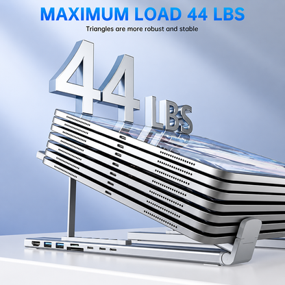 🏠💻 8-in-1 USB-C Laptop Stand,Best Gifts