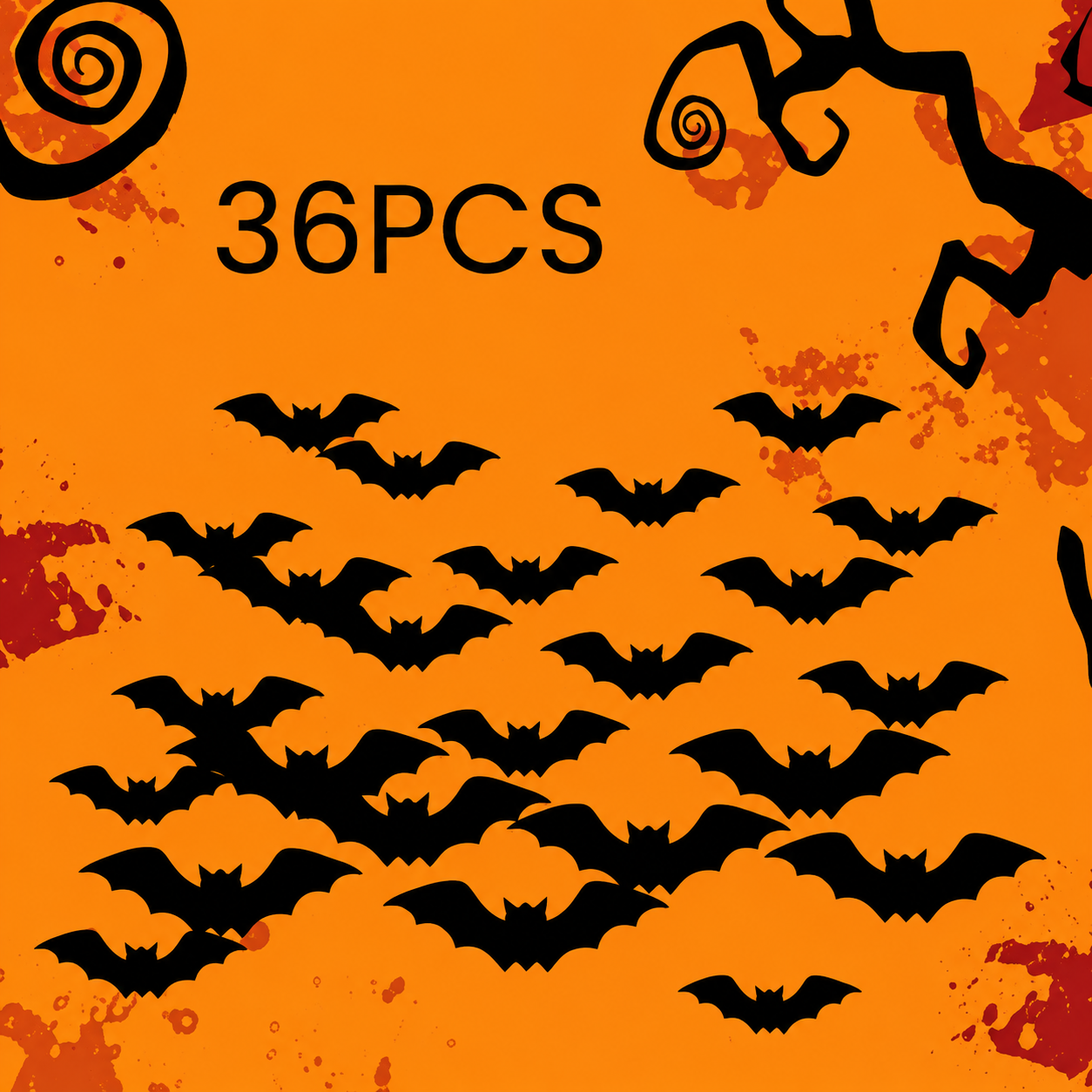 Plonksy™ LED Halloween Bats – Glowing 3D Wall Decor