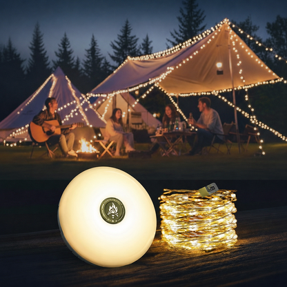 Plonksy™ Camping Lamp & String Lights