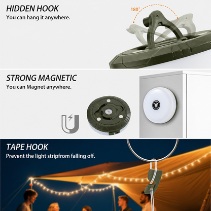 Plonksy™ Camping Lamp & String Lights