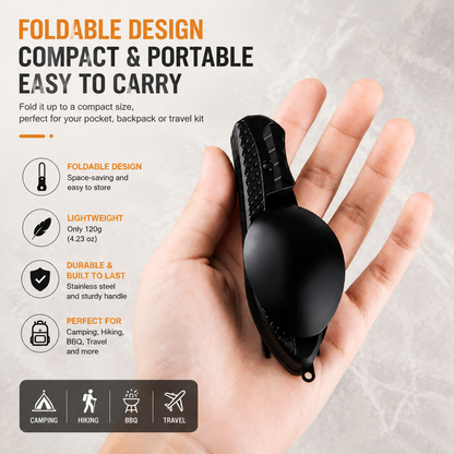 CampMate™ 4-in-1 Detachable Cutlery