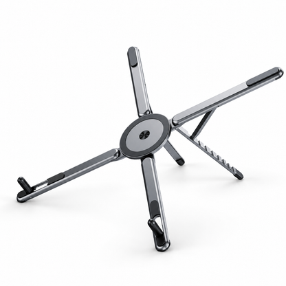 Foldable Portable Laptop Stand for Desk 4-in-1 Adjustable Laptop & Tablet Holder