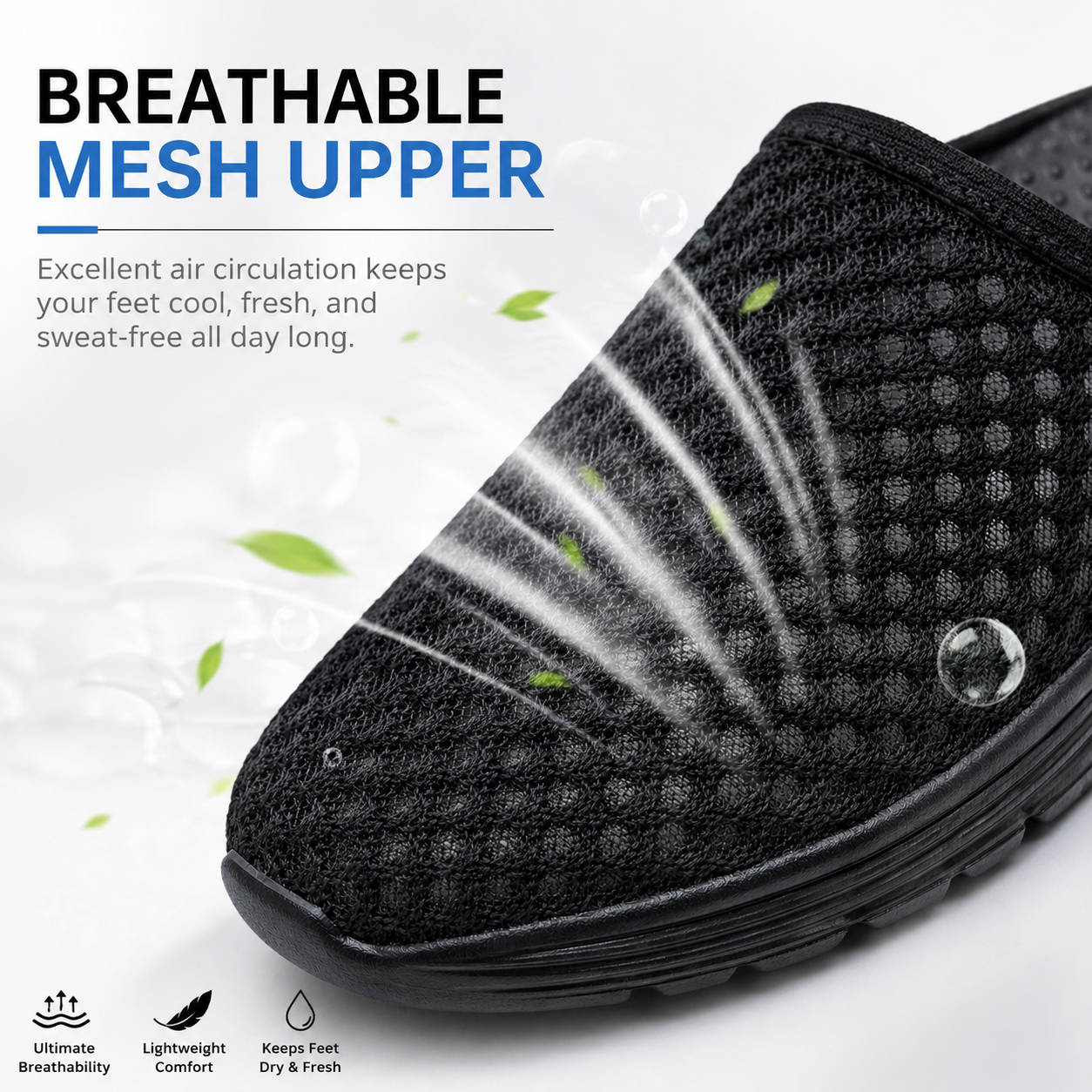 Plonksy™ Casual Comfort Breathable Mesh Slippers