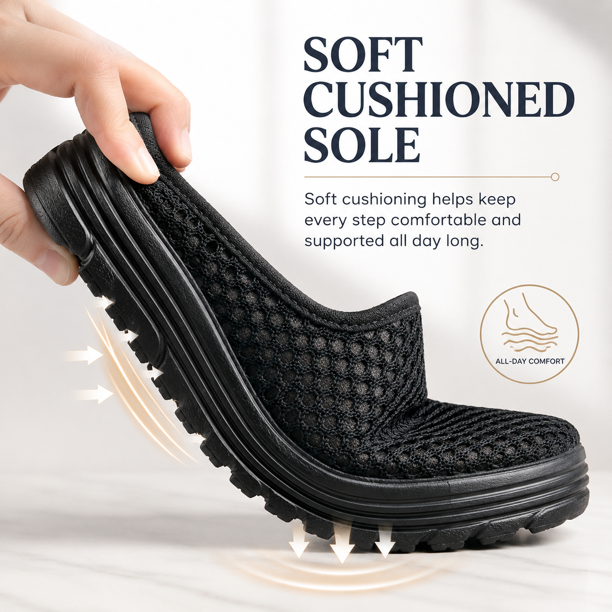 Plonksy™ Casual Comfort Breathable Mesh Slippers