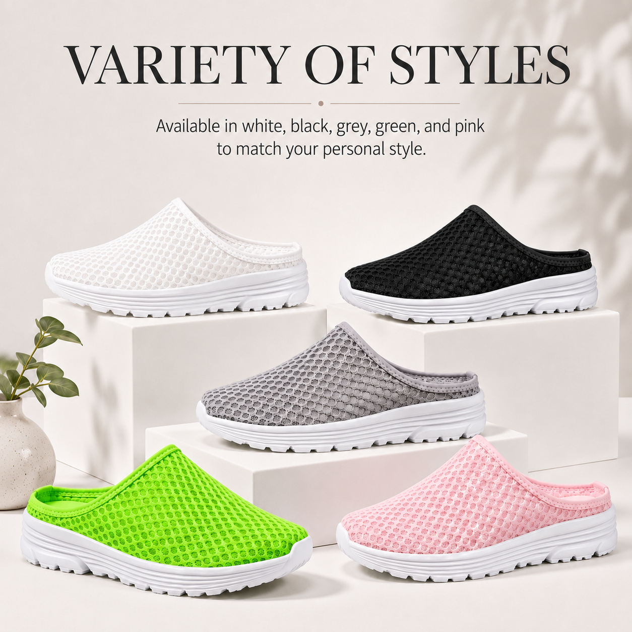 Plonksy™ Casual Comfort Breathable Mesh Slippers