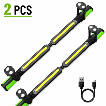 🔥 2400LM Rechargeable LED Work Light – Magnetic & Hanging Shop Light for Auto Repair
