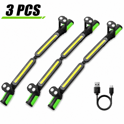 🔥 2400LM Rechargeable LED Work Light – Magnetic & Hanging Shop Light for Auto Repair