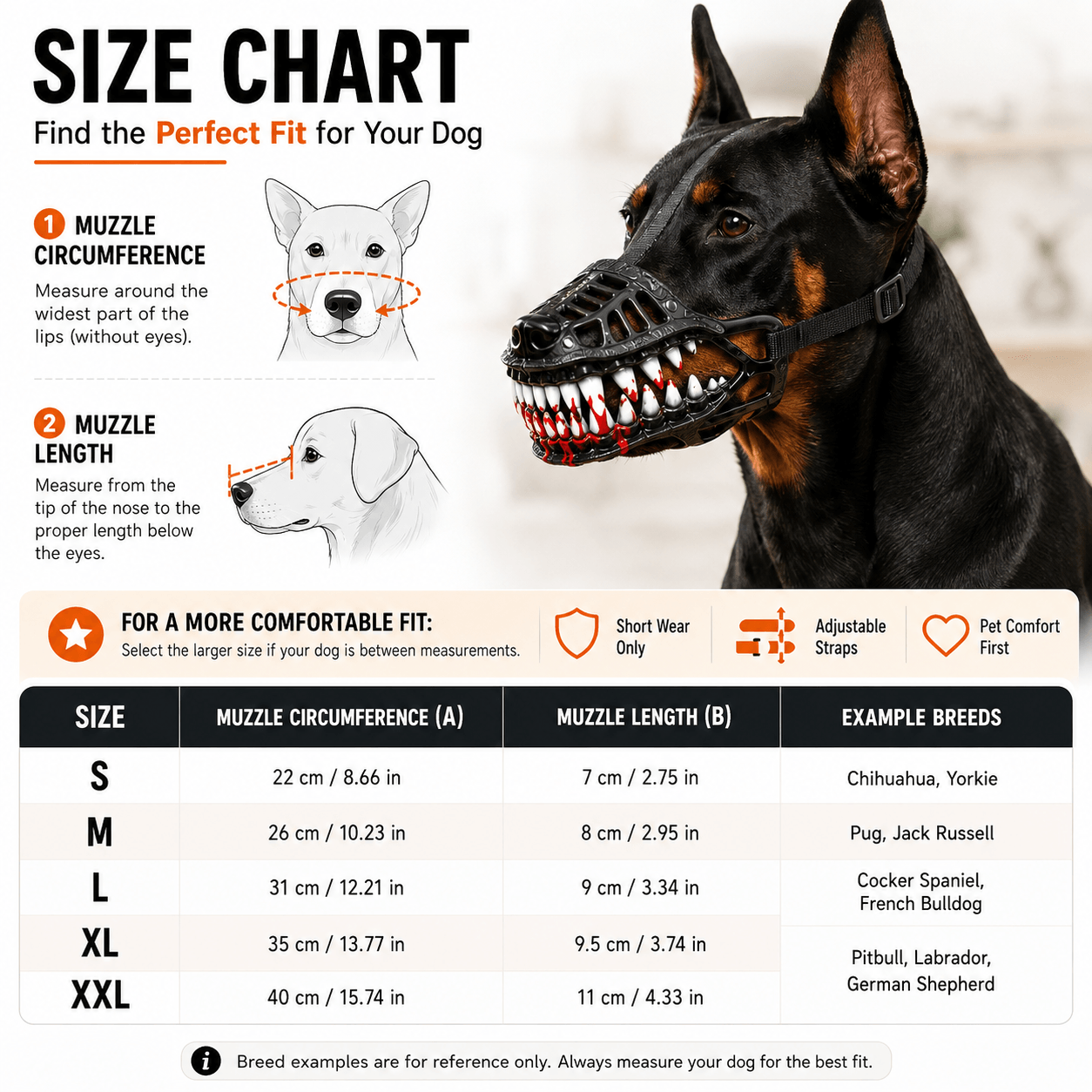 Plonksy™ Hellhound Halloween Dog Mask