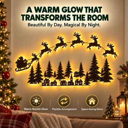 Plonksy™ SantaGlow – LED Christmas Wall Decor