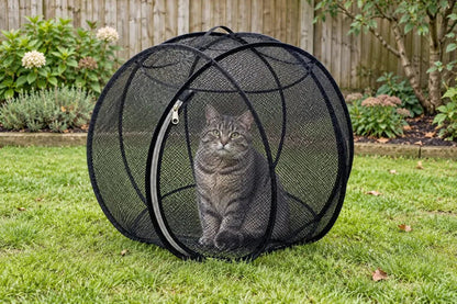 PurrHaven™ Pop-Up Mesh Cat Playpen