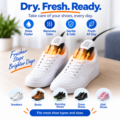 DryStep™ – Portable Shoe Dryer & Deodorizer