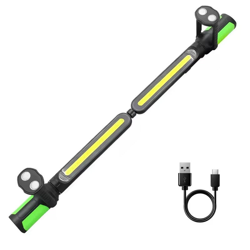 🔥 2400LM Rechargeable LED Work Light – Magnetic & Hanging Shop Light for Auto Repair