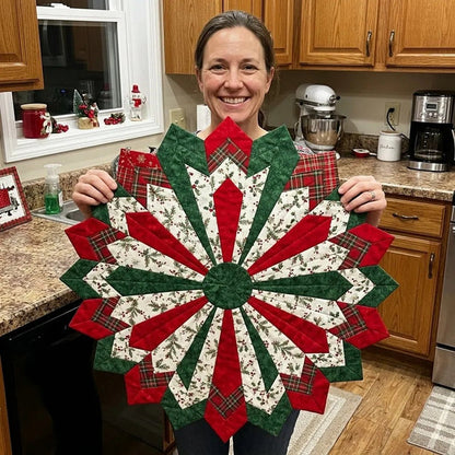 Plonksy™ Poinsettia Quilting Template Set