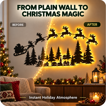Plonksy™ SantaGlow – LED Christmas Wall Decor