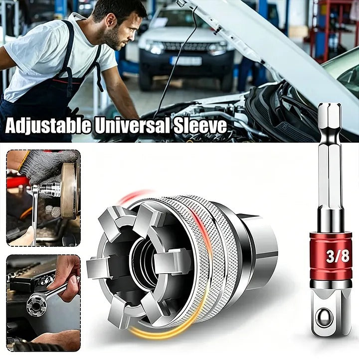 Plonksy™ 6-Jaw Adjustable Socket