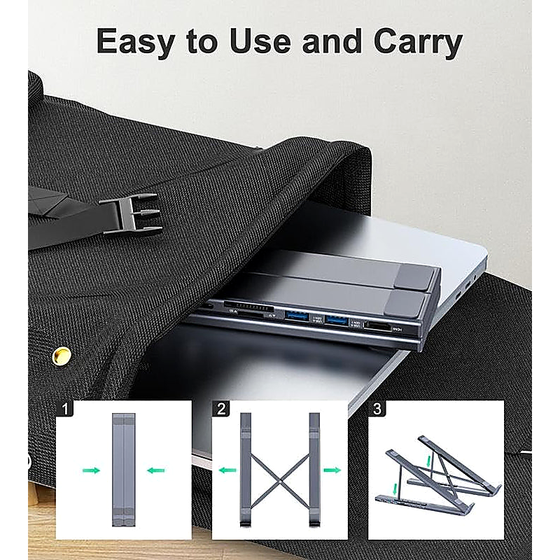 🏠💻 8-in-1 USB-C Laptop Stand,Best Gifts