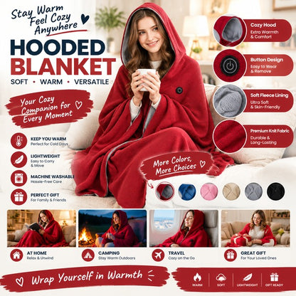 CozyWrap™ Portable Heated Blanket Shawl