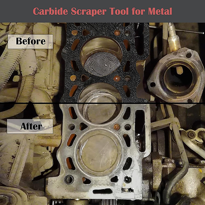⚙️ 2-Pack Tungsten Carbide Gasket Scraper Set for Auto Repair