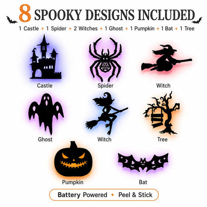 Plonksy™ Halloween Glow Silhouettes