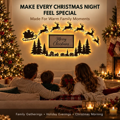 Plonksy™ SantaGlow – LED Christmas Wall Decor
