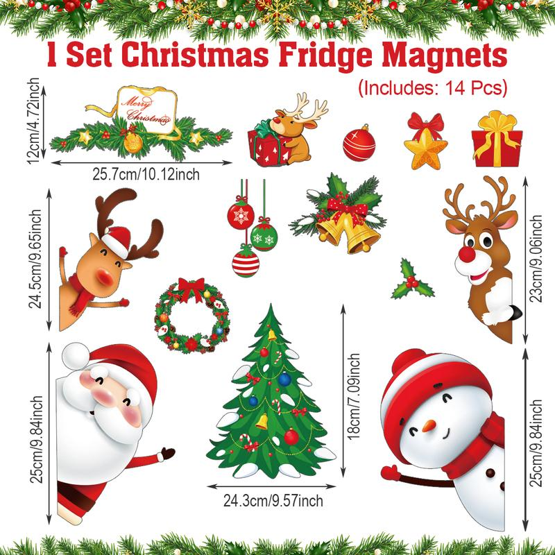 JollyFridge™ Christmas Magnet Set