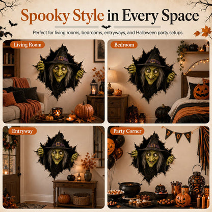 Plonksy™ Halloween Break-In 3D Wall Decals