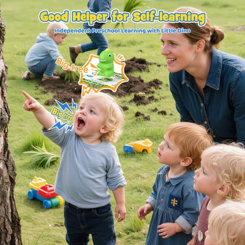 DinoTalk™ Montessori Talking Flash Cards