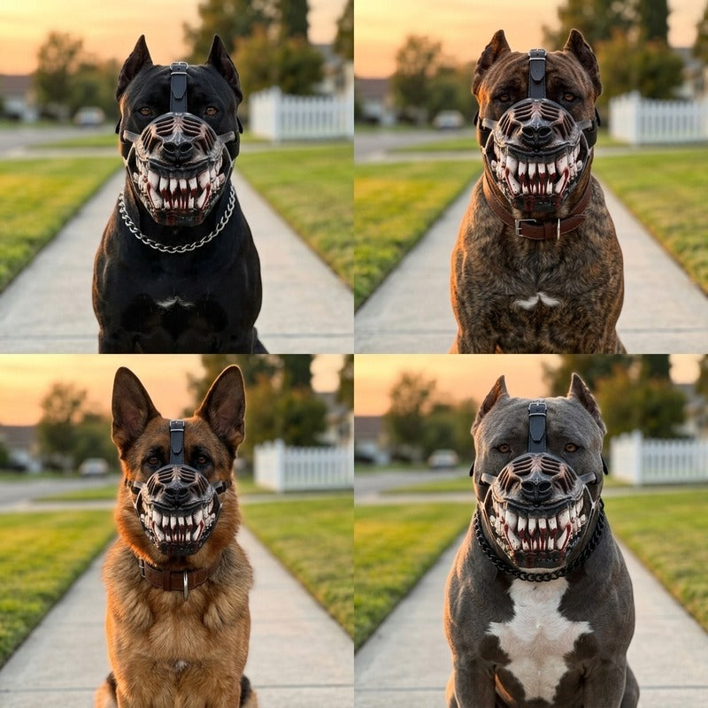Plonksy™ Hellhound Halloween Dog Mask