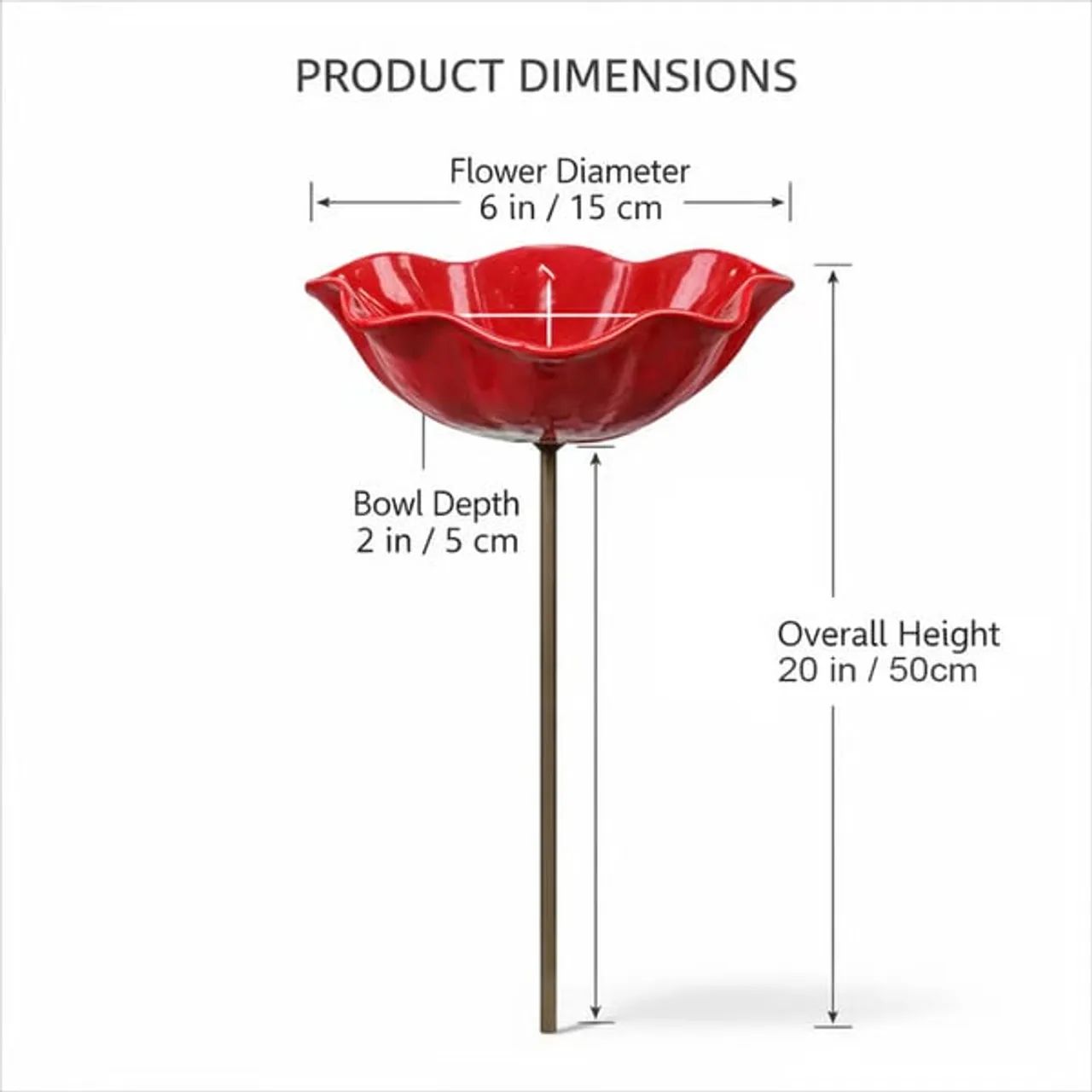 💐🌸 Everlasting Garden Blooms - Handmade Metal Flower Garden Stake🐦