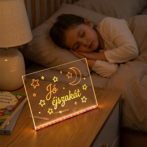 DoodleGlow™ – Erasable LED Drawing Board