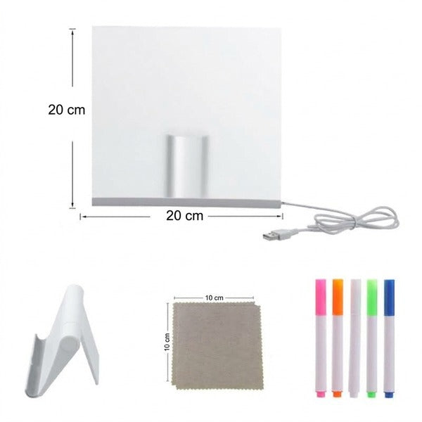 DoodleGlow™ – Erasable LED Drawing Board